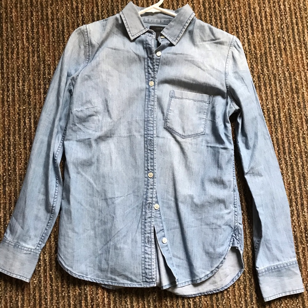COPY - Barely Worn JCREW Button Up, Jean.
